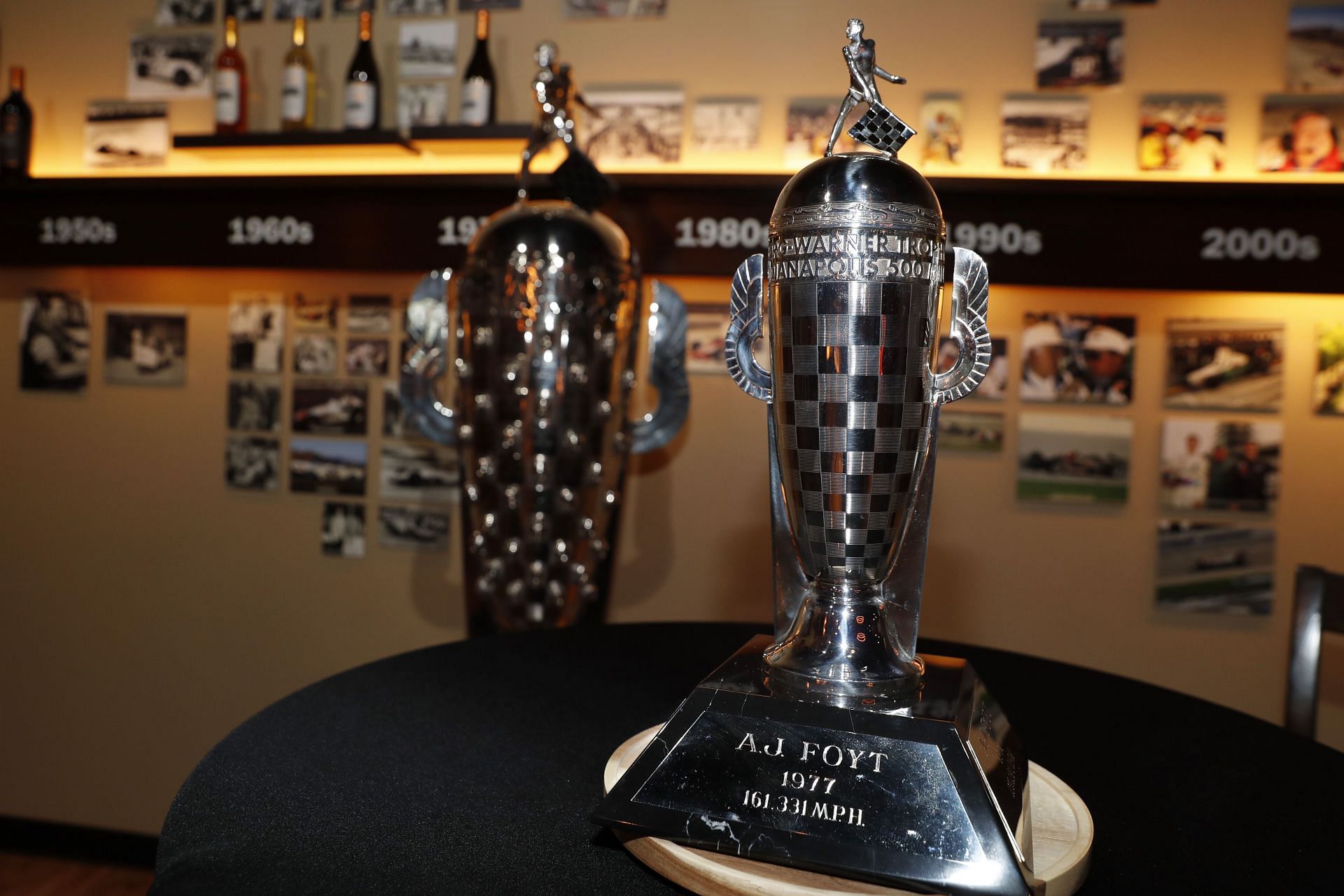 The Baby Borg Trophy on display - Source: Getty